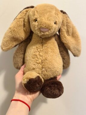 Rare🤎Jellycat Patchwork Brown Bunny
